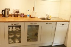 kitchenette with dishwasher