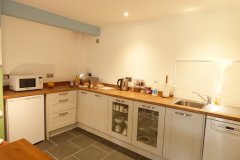 Kitchenette with microwave